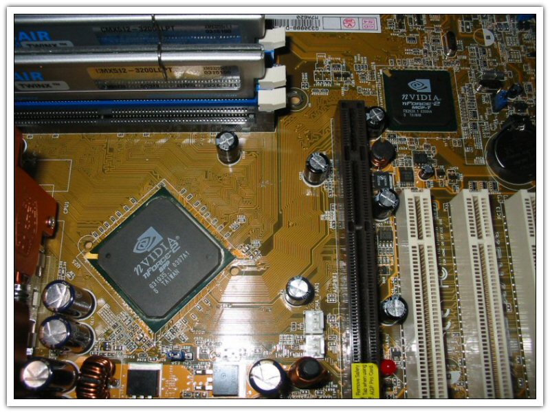 Northbridge (after removal of thermal compound)