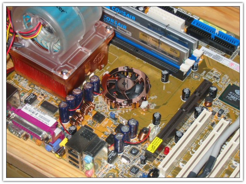 Cooler installed